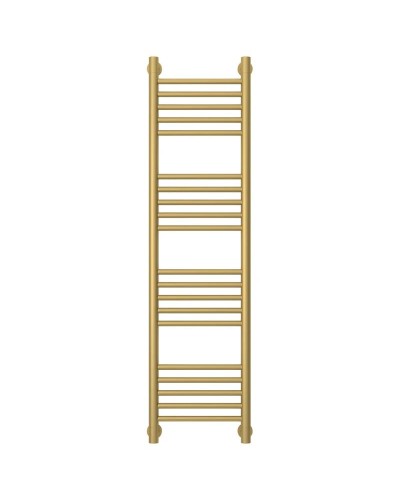 Полотенцесушитель водяной 1200х300 золотой матовый Сунержа Богема+ 032-0220-1230