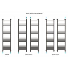 Полотенцесушитель водяной 1200х300 белый глянец Сунержа Богема+ 12-0220-1230