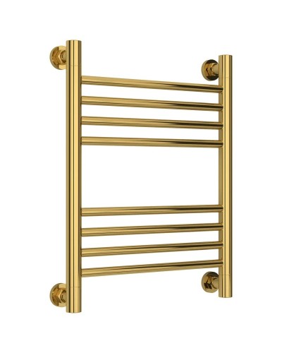 Полотенцесушитель водяной 500х400 перемычка выгнутая золотой Сунержа Богема+ 03-0221-5040