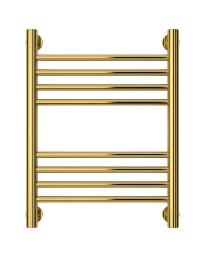 Полотенцесушитель водяной 500х400 перемычка выгнутая золотой Сунержа Богема+ 03-0221-5040