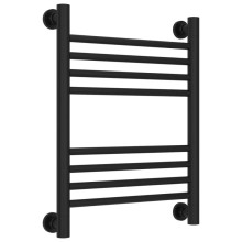 Полотенцесушитель водяной 500х400 перемычка выгнутая черный матовый Сунержа Богема+ 31-0221-5040