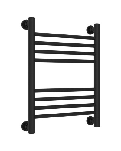 Полотенцесушитель водяной 500х400 перемычка выгнутая черный матовый Сунержа Богема+ 31-0221-5040