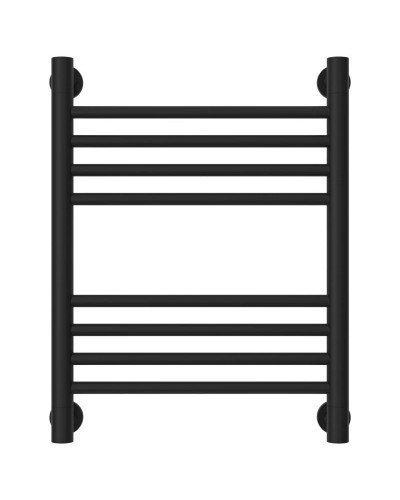 Полотенцесушитель водяной 500х400 перемычка выгнутая черный матовый Сунержа Богема+ 31-0221-5040