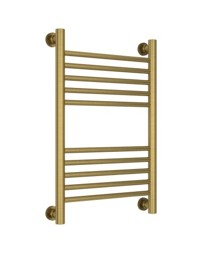 Полотенцесушитель водяной 600х400 перемычка выгнутая состаренная латунь Сунержа Богема+ 051-0221-6040