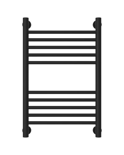 Полотенцесушитель водяной 600х400 перемычка выгнутая черный матовый Сунержа Богема+ 31-0221-6040