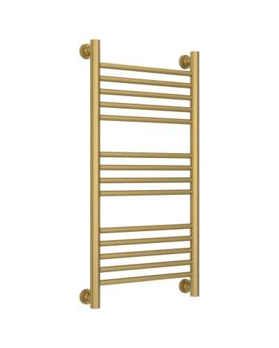 Полотенцесушитель водяной 800х400 золотой матовый Сунержа Богема+ 032-0220-8040