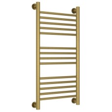 Полотенцесушитель водяной 800х400 перемычка выгнутая состаренная латунь Сунержа Богема+ 051-0221-8040