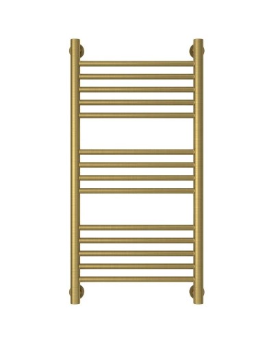 Полотенцесушитель водяной 800х400 перемычка выгнутая состаренная латунь Сунержа Богема+ 051-0221-8040