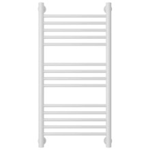 Полотенцесушитель водяной 800х400 перемычка выгнутая белый глянец Сунержа Богема+ 12-0221-8040