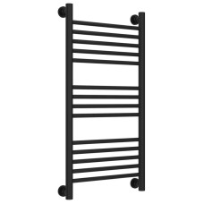 Полотенцесушитель водяной 800х400 перемычка выгнутая черный матовый Сунержа Богема+ 31-0221-8040