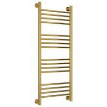 Полотенцесушитель водяной 1000х400 перемычка выгнутая золотой Богема+ 03-0221-1040