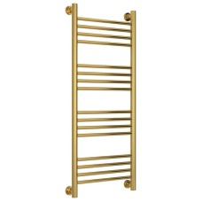 Полотенцесушитель водяной 1000х400 перемычка выгнутая золотой Богема+ 03-0221-1040
