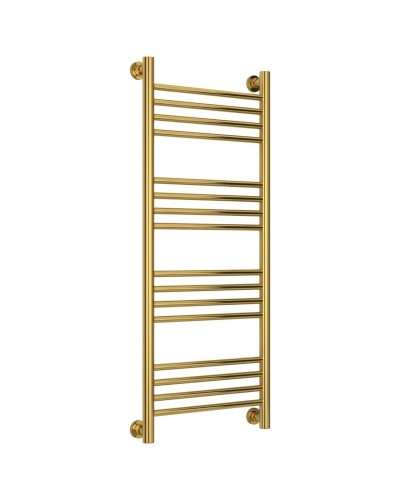 Полотенцесушитель водяной 1000х400 перемычка выгнутая золотой Богема+ 03-0221-1040