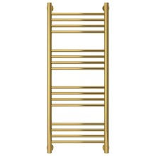 Полотенцесушитель водяной 1000х400 перемычка выгнутая золотой Богема+ 03-0221-1040