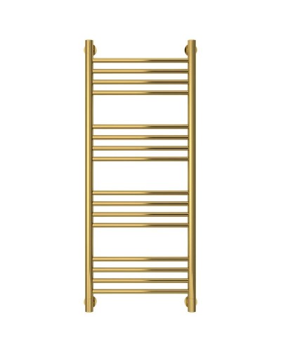 Полотенцесушитель водяной 1000х400 перемычка выгнутая золотой Богема+ 03-0221-1040