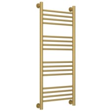 Полотенцесушитель водяной 1000х400 перемычка выгнутая золотой матовый Сунержа Богема+ 032-0221-1040