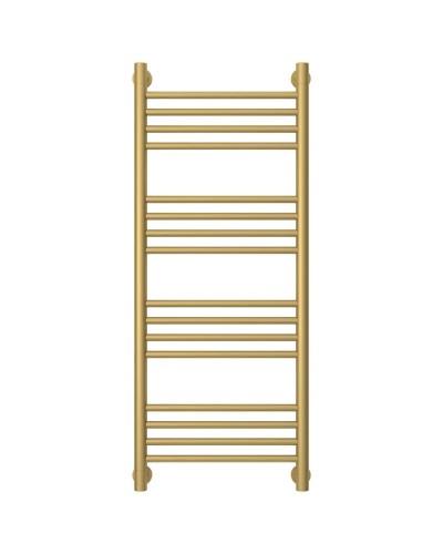 Полотенцесушитель водяной 1000х400 перемычка выгнутая золотой матовый Сунержа Богема+ 032-0221-1040