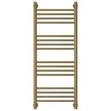 Полотенцесушитель водяной 1000х400 перемычка выгнутая состаренная бронза Богема+ 05-0221-1040