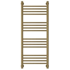 Полотенцесушитель водяной 1000х400 перемычка выгнутая состаренная бронза Богема+ 05-0221-1040