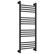 Полотенцесушитель водяной 1000х400 перемычка выгнутая черный матовый Сунержа Богема+ 31-0221-1040