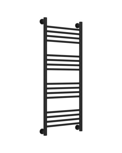 Полотенцесушитель водяной 1000х400 перемычка выгнутая черный матовый Сунержа Богема+ 31-0221-1040