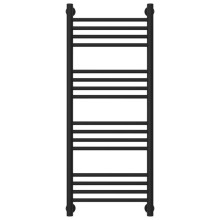 Полотенцесушитель водяной 1000х400 перемычка выгнутая черный матовый Сунержа Богема+ 31-0221-1040