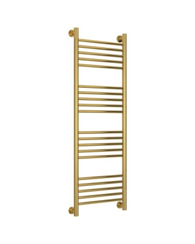 Полотенцесушитель водяной 1200х400 перемычка выгнутая золотой Сунержа Богема+ 03-0221-1240