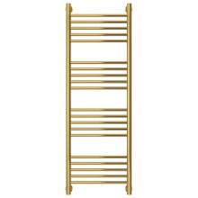 Полотенцесушитель водяной 1200х400 перемычка выгнутая золотой Сунержа Богема+ 03-0221-1240