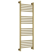 Полотенцесушитель водяной 1200х400 перемычка выгнутая состаренная латунь Сунержа Богема+ 051-0221-1240