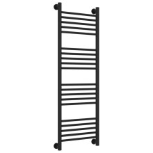 Полотенцесушитель водяной 1200х400 перемычка выгнутая черный матовый Сунержа Богема+ 31-0221-1240