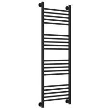 Полотенцесушитель водяной 1200х400 перемычка выгнутая черный матовый Сунержа Богема+ 31-0221-1240