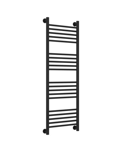 Полотенцесушитель водяной 1200х400 перемычка выгнутая черный матовый Сунержа Богема+ 31-0221-1240
