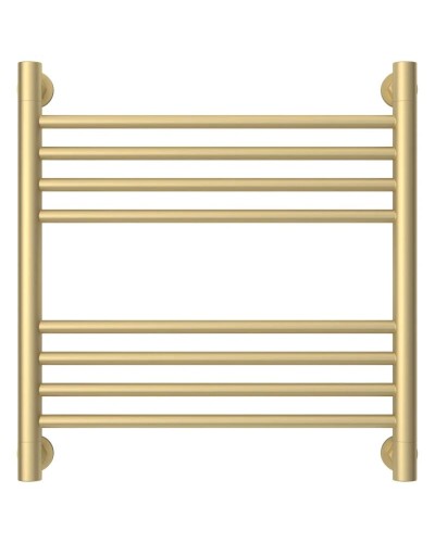 Полотенцесушитель водяной 500х500 перемычка выгнутая шампань матовая  Сунержа Богема+ 022-0221-5050