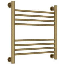 Полотенцесушитель водяной 500х500 перемычка выгнутая состаренная бронза Сунержа Богема+ 05-0221-5050