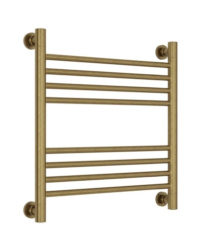 Полотенцесушитель водяной 500х500 перемычка выгнутая состаренная бронза Сунержа Богема+ 05-0221-5050