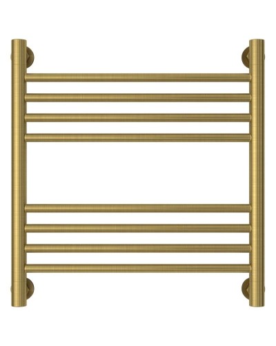 Полотенцесушитель водяной 500х500 перемычка выгнутая состаренная латунь Сунержа Богема+ 051-0221-5050