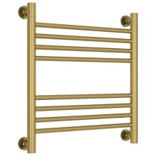 Полотенцесушитель водяной 500х500 перемычка выгнутая состаренная латунь Сунержа Богема+ 051-0221-5050