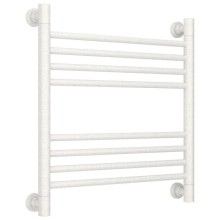 Полотенцесушитель водяной 500х500 перемычка выгнутая античное белое золото Сунержа Богема+ 10-0221-5050