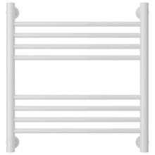 Полотенцесушитель водяной 500х500 перемычка выгнутая белый глянец Сунержа Богема+ 12-0221-5050