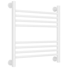 Полотенцесушитель водяной 500х500 перемычка выгнутая белый матовый Сунержа Богема+ 30-0221-5050