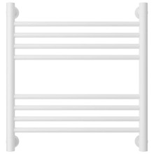 Полотенцесушитель водяной 500х500 перемычка выгнутая белый матовый Сунержа Богема+ 30-0221-5050