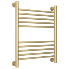 Полотенцесушитель водяной 600х500 перемычка выгнутая шампань матовая Сунержа Богема+ 022-0221-6050