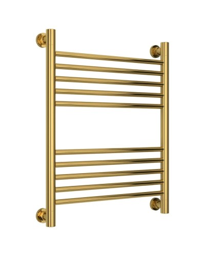 Полотенцесушитель водяной 600х500 перемычка выгнутая золотой Сунержа Богема+ 03-0221-6050