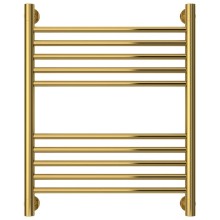 Полотенцесушитель водяной 600х500 перемычка выгнутая золотой Сунержа Богема+ 03-0221-6050