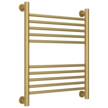 Полотенцесушитель водяной 600х500 перемычка выгнутая золотой матовый Сунержа Богема+ 032-0221-6050