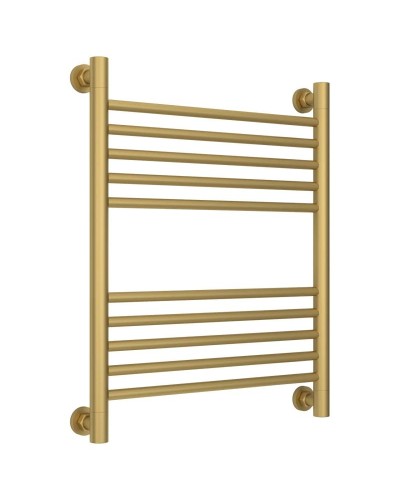 Полотенцесушитель водяной 600х500 перемычка выгнутая золотой матовый Сунержа Богема+ 032-0221-6050