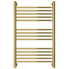 Полотенцесушитель водяной 800х500 перемычка выгнутая золотой Сунержа Богема+ 03-0221-8050