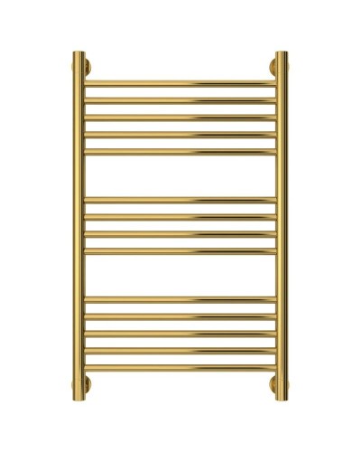 Полотенцесушитель водяной 800х500 перемычка выгнутая золотой Сунержа Богема+ 03-0221-8050