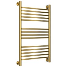 Полотенцесушитель водяной 800х500 перемычка выгнутая золотой Сунержа Богема+ 03-0221-8050