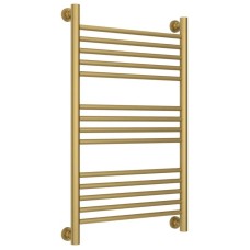 Полотенцесушитель водяной 800х500 перемычка выгнутая золотой матовый Сунержа Богема+ 032-0221-8050